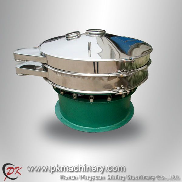 High efficiency pk brand round vibrating screen for industary