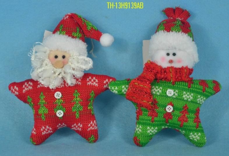 CHRISTMAS SANTA DEER SNOWMAN DEORNAMENT/TOY