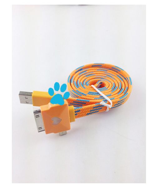2013 hot selling 3 in 1 braided usb cable