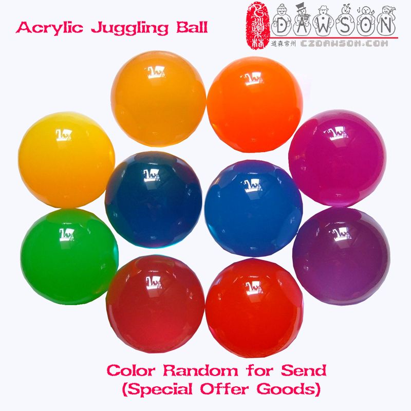 DSJUGGLING Acrylic Contact Juggling Ball 75mm Clear Magic Ball New arrived