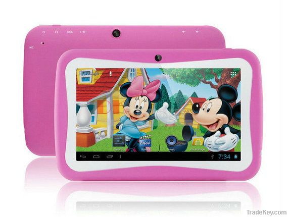 7 inch RK3026 Dual Core Kids Tablet with dual camera for students