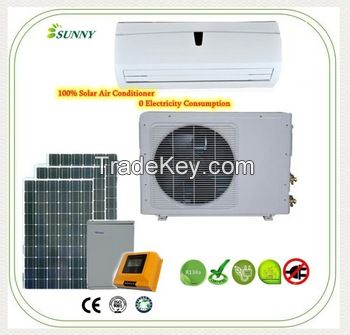 Sunny  enery saving  9000BTU 48V DC pure solarr air  conditioner