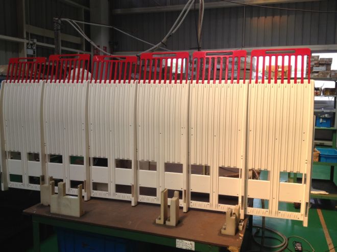 Injection plastic seeding stage for KUBOTO Farm machine