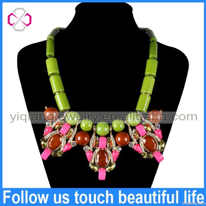 Italian Design Jewelry Fashion Accessories Bib Statement Necklace