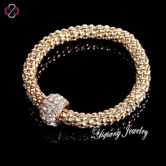 Factory Direct New Fashion Popcorn Chain Charm Bracelets For Women Hot Sale Bracelet  