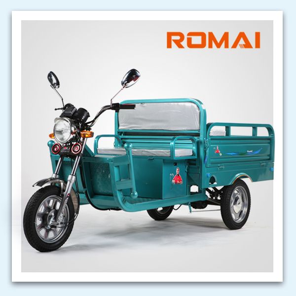 ROMAI e rickshaw, electric rickshaw, battery tricycle, e tricycle, electric tricycle,