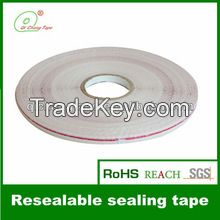 PE film acrylic glue Double Coated Resealabel Sealing Tape