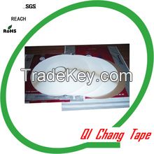 pearl white film hot melt glue permanent sealing tape for courier bags/mailing bags/envelopes/poly mailer