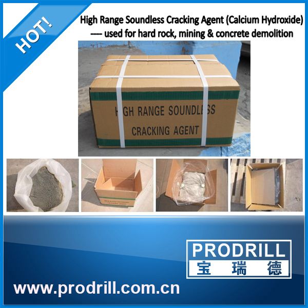 Calcium hydroxide for rock demolition concrete blasting