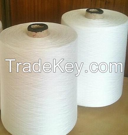 high quality 100% polyester yarn raw and color yarn