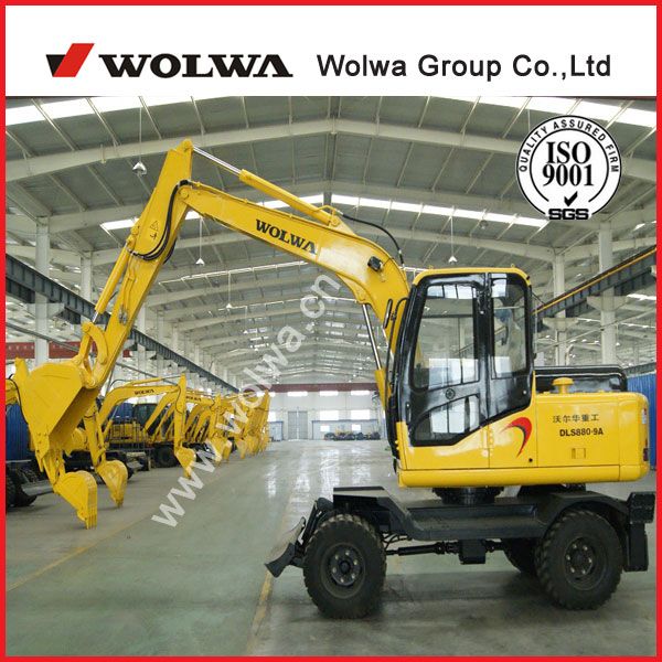 8ton excavator with free agricultural sugarcane loader grab