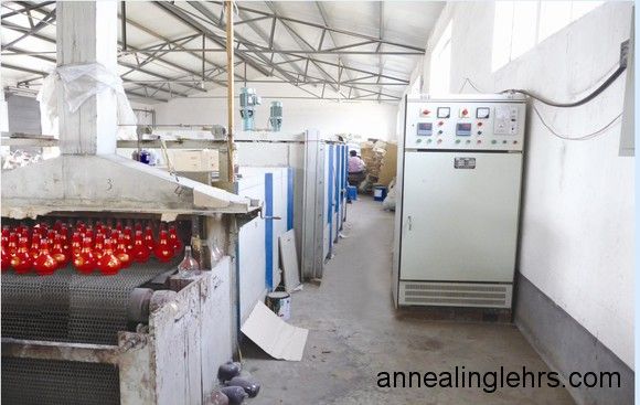 Electric annealing lehr