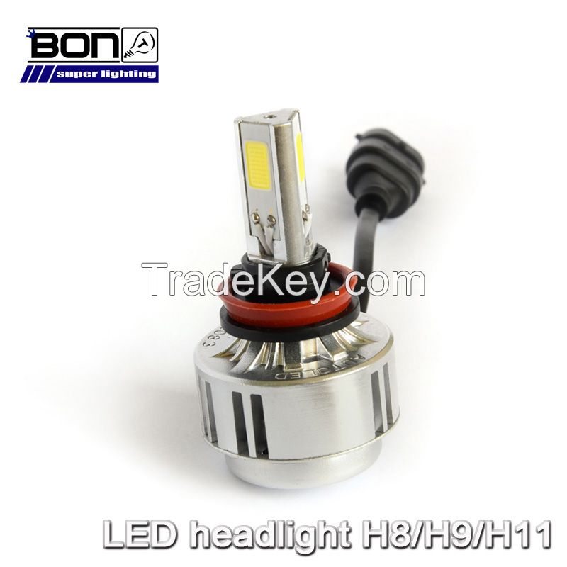 Car led headlights 12v 36w 3300LM H27