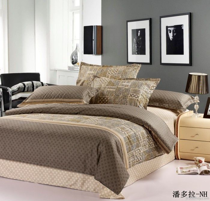 100% cotton .self-activated bedding set home textile