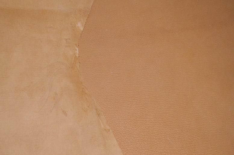 Vegetable Tanned Leather (White Slinksheep Skin)