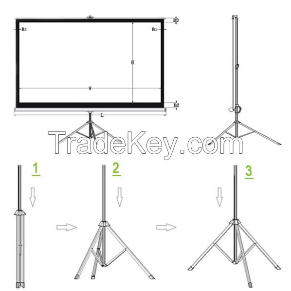 projection screen factory best tripod screen factory prices tripod projector screen