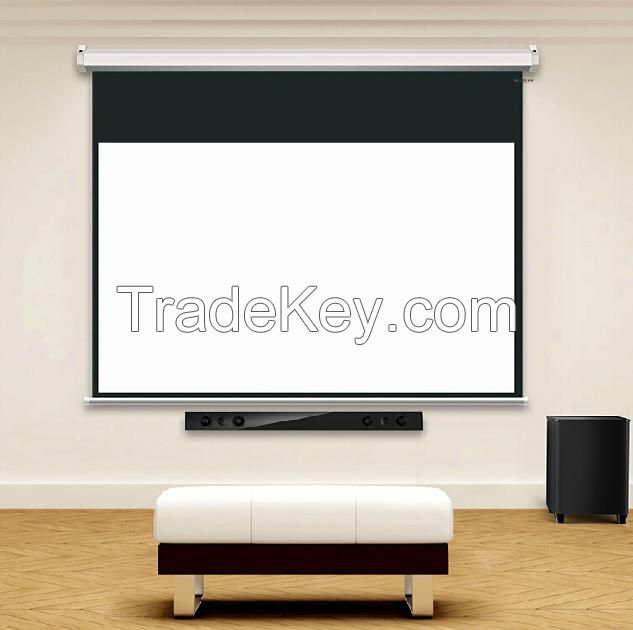 projection screen factory directly selling best electric projection screen with remote control electric screens