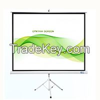 Cynthia screen portable projection screen with tripod good quality tripod projection screen factory price