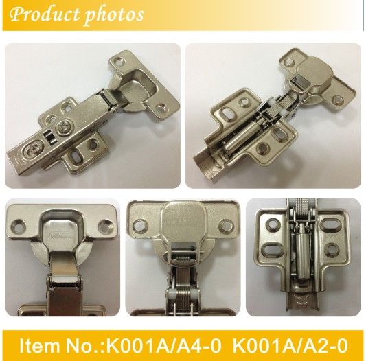 Inseparable concealed hydraulic hinge (full overlay)