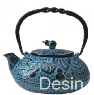 Antique Cast Iron Teapot