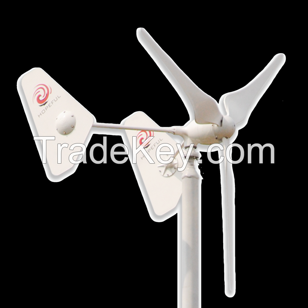 Small wind turbine 1kw for home and farm 