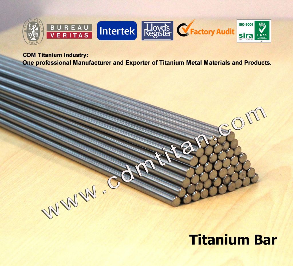 Titanium bar, titanium rod