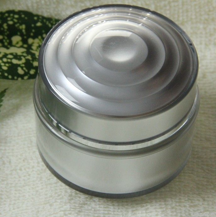 15g30g50g  double wall  acrylic cosmetic containers acrylic cream jar  csmetic cream jar cosmeticpackaging container doublewall cosmetic jar