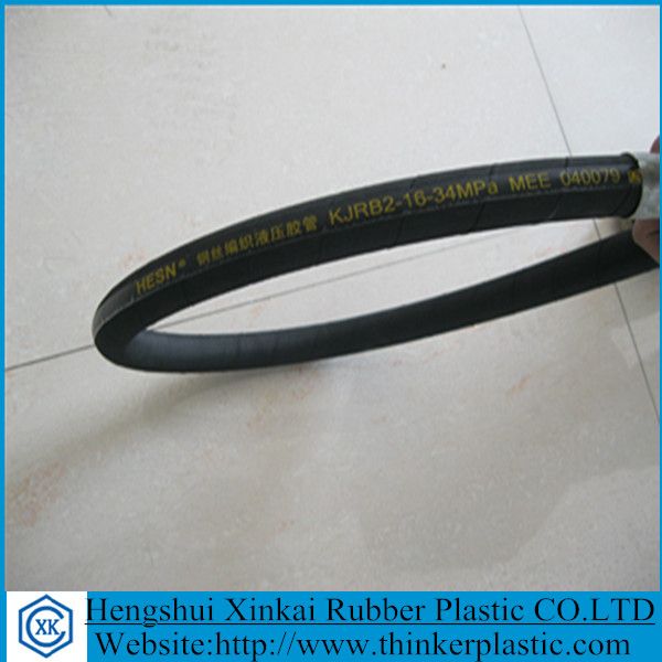 hydraulic rubber hose for petroleum based hydraulic fluids conveying