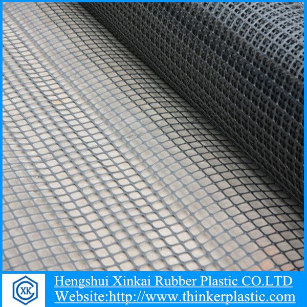 Unidirectional  tension plastic 35KN/M  Uniaxial geogrid for retaining wall