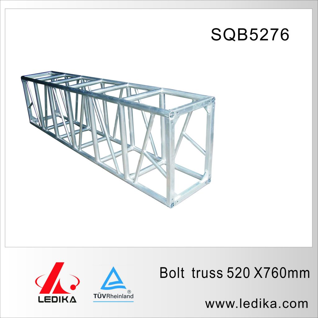 aluminum truss SQB5276 for exhibition display, heavy-duty concert events