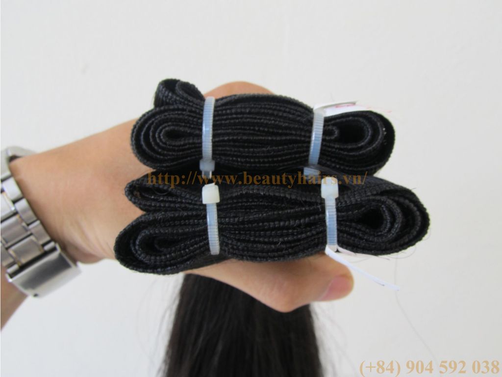 Hair Extension, Wefted Hair with Reasonable Price 40 Cm (16 Inches)