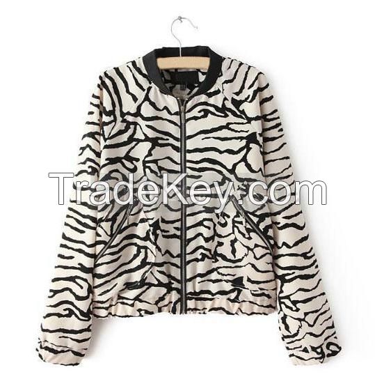  $22.99 Trendy Zebra Print Jackets for Women