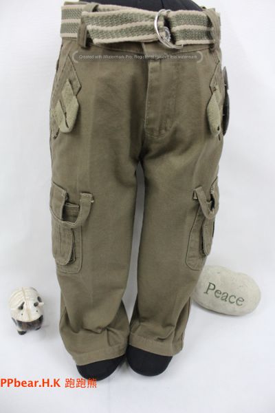 PPbear classic canvas boy's trousers&pants (1-4)