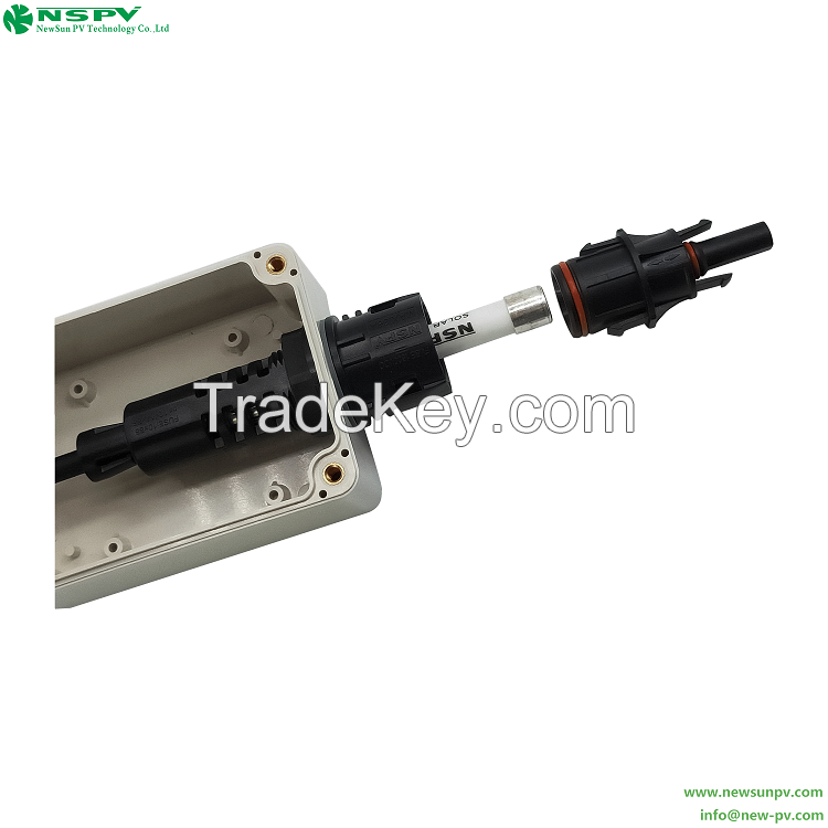 Long Term Protective Solar Panel Fuse Connector female end 1500VDC