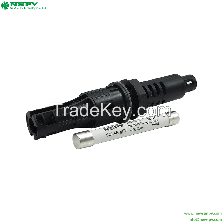 Practical Solar Panel Inline Fuse Connector male end 1500VDC