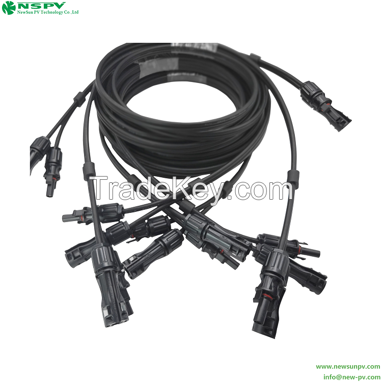 Solar Wiring Solar Extension Cables And Connectors For Solar System Connections