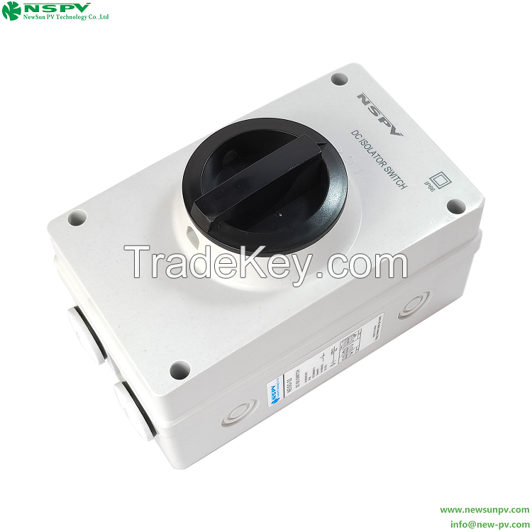 DC21B Solar Isolating Switch IP66 DC Switch 600V-1000V 12-32A