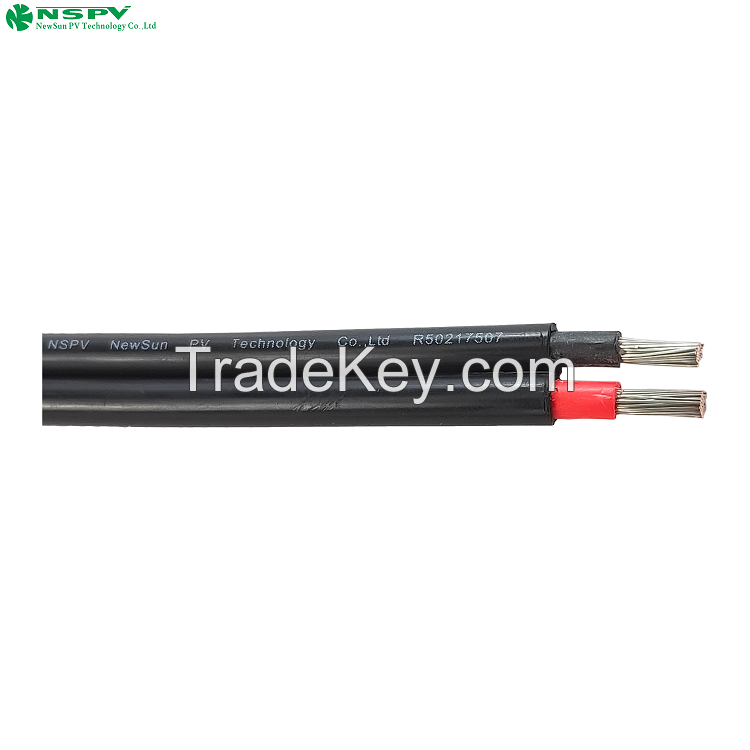 Solar Cable PV1-F 2 Cores PV Cable Solar Wire 1.5mm2 2.5mm2 4mm2 6mm2