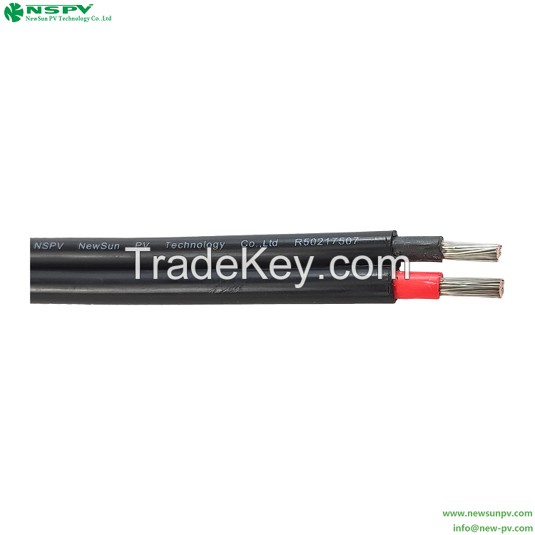 Solar Cable PV1-F 2cores pv cable solar wire 1.5mm2 2.5mm2 4mm2 6mm2