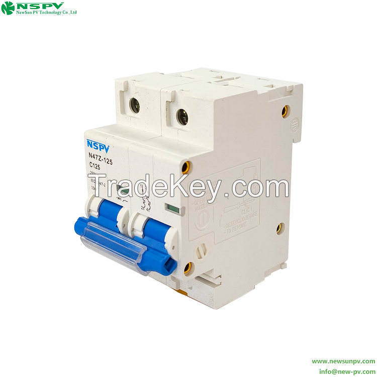 AC MCB miniature circuit breaker C/D type 125/250/375/500V mainly used for Dynamic protection