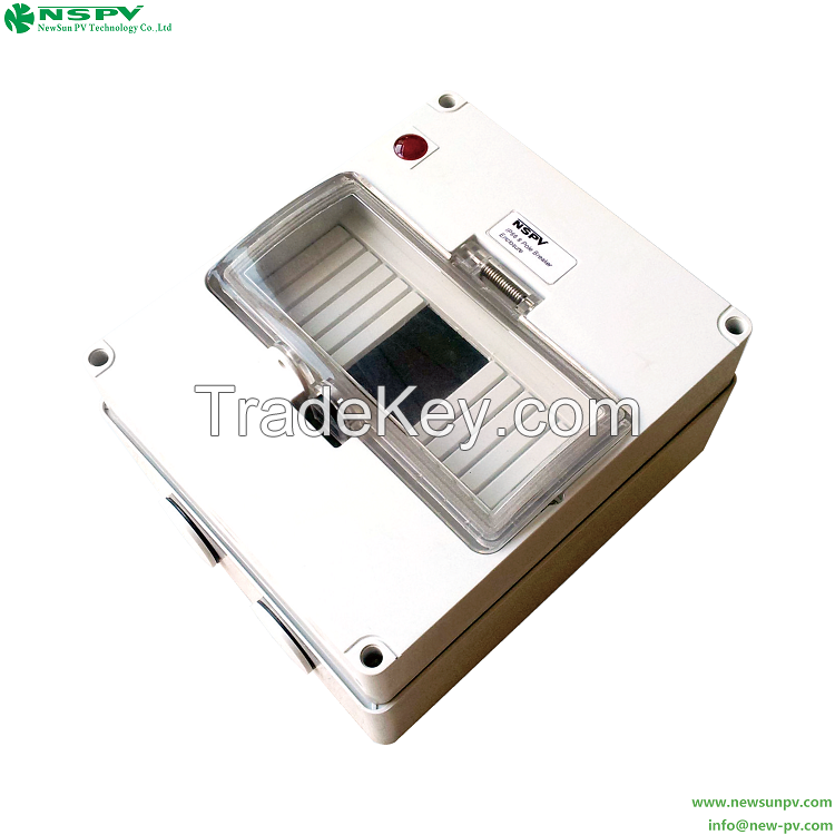 8strings MCB enclosure box 8P waterproof electrical MCB box for circuit breaker/fuse/SPD