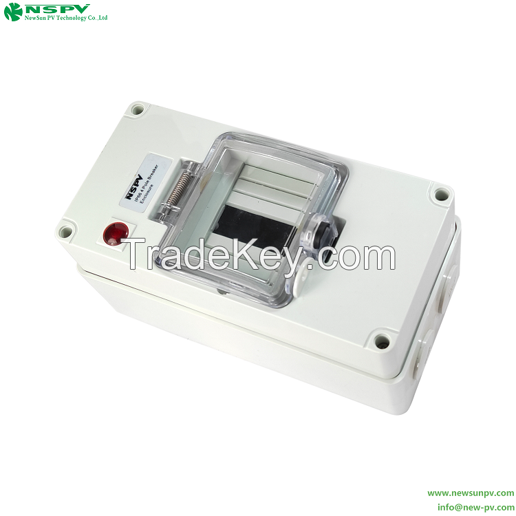 8strings MCB enclosure box 8P waterproof electrical MCB box for circuit breaker/fuse/SPD