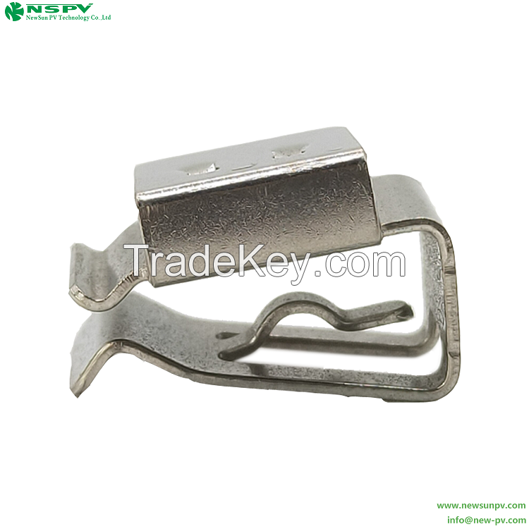 Solar Cable Clip For Frameless Panel Cable Clip Solar PV Wire Clip