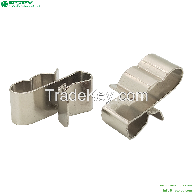 Solar Cable Clip Corrosion Resistant Stainless Steel pv wire cilps