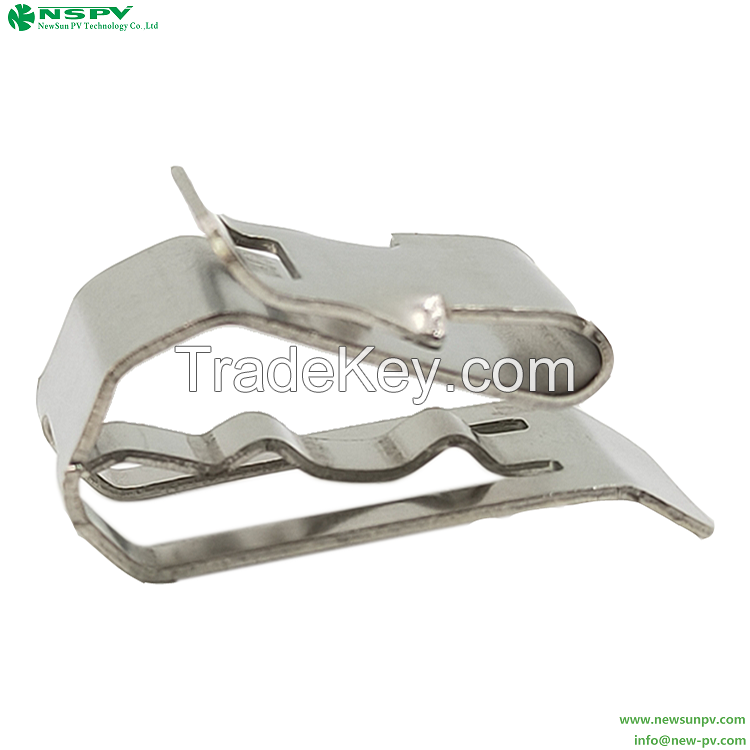 Wholesale Metal Cable Clip Markers For PV Cables Solar PV Wire Clips