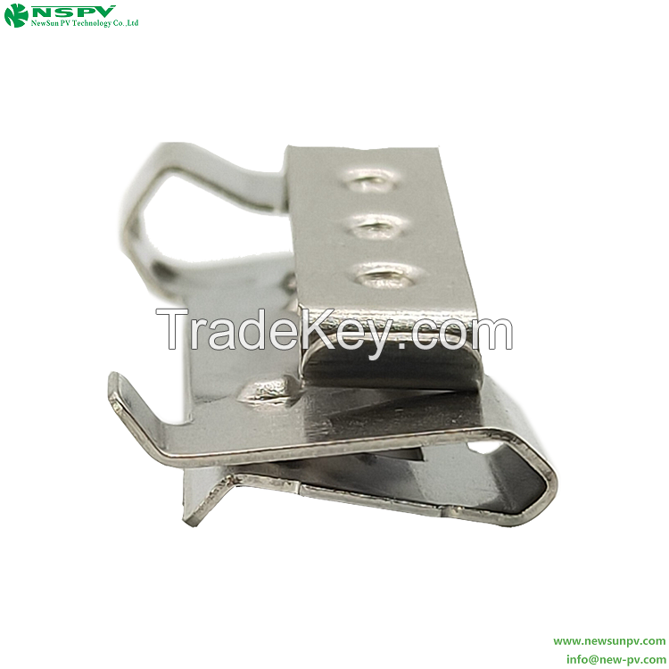 Stainless Steel Solar Panel Cable Clips Solar System Installation Parts Cable Management Clips