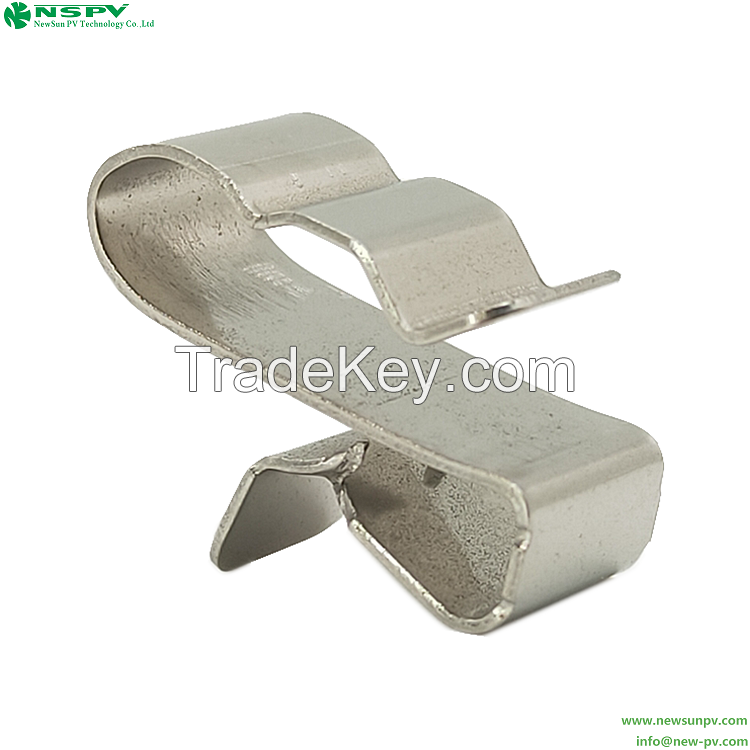 Solar Cable Clip Corrosion Resistant Stainless Steel PV Wire Cilps