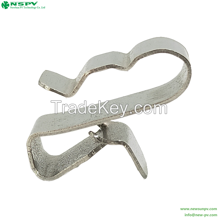 Solar Cable Clip Corrosion Resistant Stainless Steel pv wire cilps