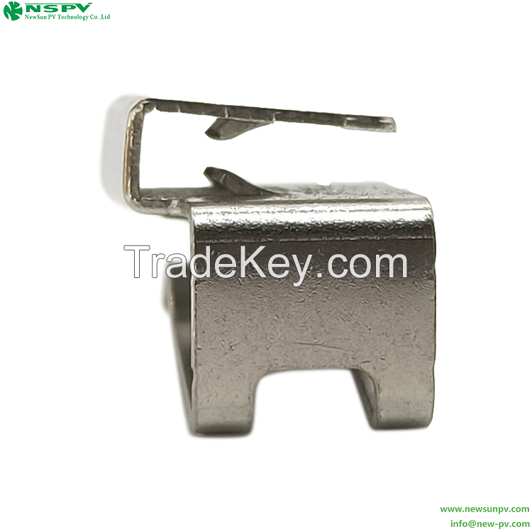 Solar Cable Clip For Frameless Panel Cable Clip Solar PV Wire Clip Stainless Steel Cable Clips