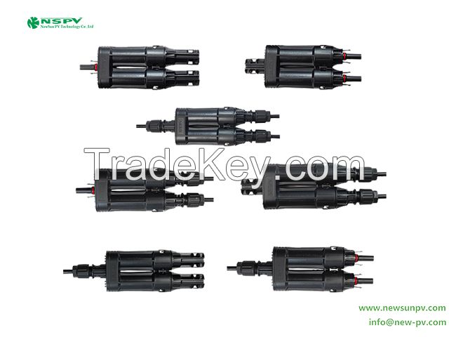 Solar Branch Inline Fuse Connector Solar Connector Solar Y Connector With Fuse